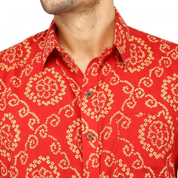 Rajasthani Print Shirt Men