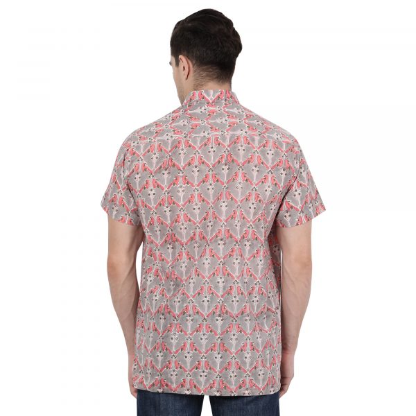 Rajasthani Print Shirt Men Buy Designer Men Shirt Mens Stylish Printed Shirt