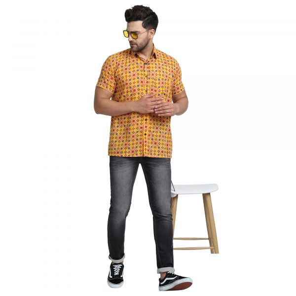 Jaipuri Boota Print Shirt